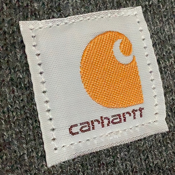 Carhartt dark grey knit beanie hat - Picture 3 of 5